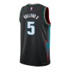 Camiseta Hombre NBA Detroit Pistons Ron Holland II 2025-26 Nike City Edition Negro Swingman